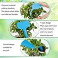 thumbnail image 3 of HOMEIORA Plant Labels Tags 100Pcs T-Type Plant Markers Plastic Garden Labels Tags for Outdoor Garden Waterproof Plant Label Identification Stakes with Permanent Marking Pen, 5 Colors, 3 of 6
