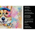 thumbnail image 5 of Carolines Treasures DAC2495KTWL 25 x 15 in. Corgi Hippie Dawg 100 Percent Cotton Kitchen Towel, 5 of 5