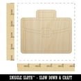 thumbnail image 2 of Brief Case Work Icon Wood Shape Unfinished Piece Cutout Craft DIY Projects - 4.70 Inch Size - 1/8 Inch Thick, 2 of 7