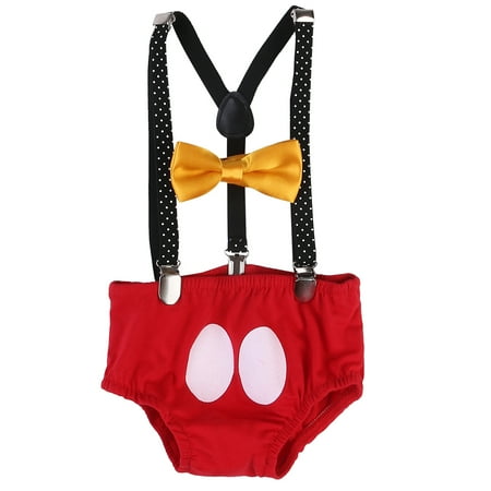 

Newborn Infant Baby Boys Girls Suspender Shorts Clothes Set Summer Outfits