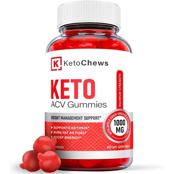 (1 Pack) Keto Chews Keto ACV Gummies - Supplement for Weight Loss - Energy & Focus Boosting Dietary Supplements for Weight Management & Metabolism - Fat Burn - 60 Gummies