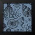 thumbnail image 2 of Pela Studio 20x20 Black Modern Framed Museum Art Print Titled - Coastal Farmhouse Pattern IC, 2 of 5