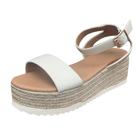 

Orthopedic for Womens Ladies Walking Slippers Breathable Sandal 2023 Summer Beach Platform Two Band Open Toe Ankle Strap Fashion Slide Sandal