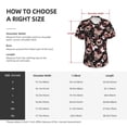 thumbnail image 4 of Goofa Butterflies1 Pattern Women's Slim-Fit Short-Sleeve V-Neck T-Shirt,Classic-Fit Short-Sleeve V-Neck T-Shirt-3X-Large, 4 of 5