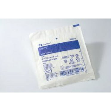 Curity Gauze Sponge Gauze 12-Ply 4 X 4 Inch Square Sterile, 3033 - Case of 1200
