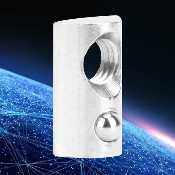 Tuerca Elástica, Tuercas Con Ranura En T De Acero Al Carbono, Estándar Europeo, Niqueladas Con Variedad De Especificaciones Para Perfiles De Aluminio