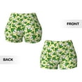 thumbnail image 5 of Picia Cartoon Frogs Printed Workout Shorts for Women Seamless Scrunch Butt Lifting High Waisted Yoga Gym Booty Running Moisture-wicking Short Pants-Small, 5 of 9