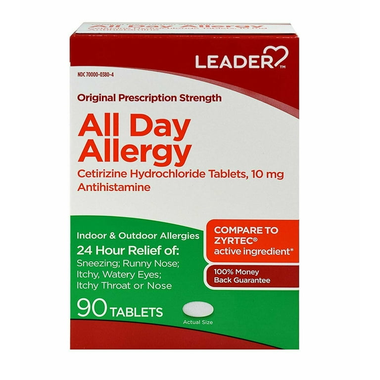 Meijer 24 Hour Allergy, Cetirizine Hydrochloride Tablets,, 58 OFF