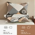thumbnail image 7 of Queen Size Quilt Set, 3-Piece Soft Warm Lightweight For All Season Quilt Bedspread Machine Washable Bedding Set with 2-Piece Pillow Shams, 90x90 inch, 7 of 7
