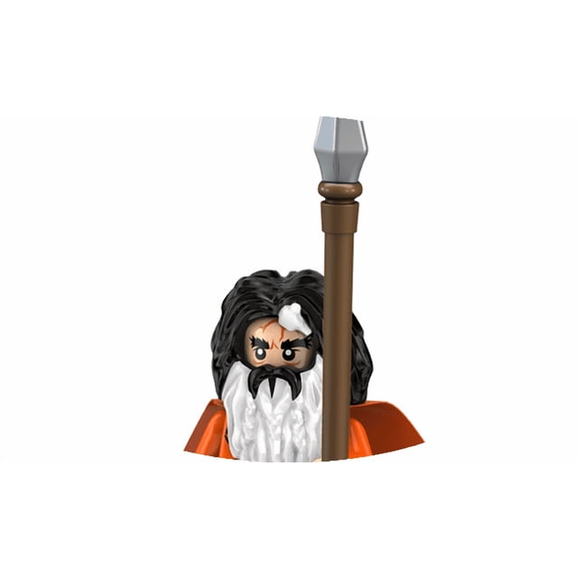 Medieval Warrior Soldier Mini Figure Building Blocks Set, Elf Dwarf Ranger Human Wizard Character Model, DIY Assembled Educational Toy Gift for Kids Boys Girls