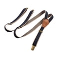 thumbnail image 3 of Men's Suspenders 2cm Wide with 3 Clips for Pants Formal Events Costume, 3 of 8