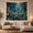 Clear Forest Stream, variant on Lush Magical Forest With Art Scene, Mystical Fantasy for Space Lovers, Galaxy Room Decor Room Accent, Valentine's Day Gift, Tapestry Wall Hanging for Bedroom and Dorm