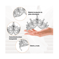 thumbnail image 4 of Corona DE Princesa Accesorios De Tiara Diadema Belug Dorado, 4 of 5