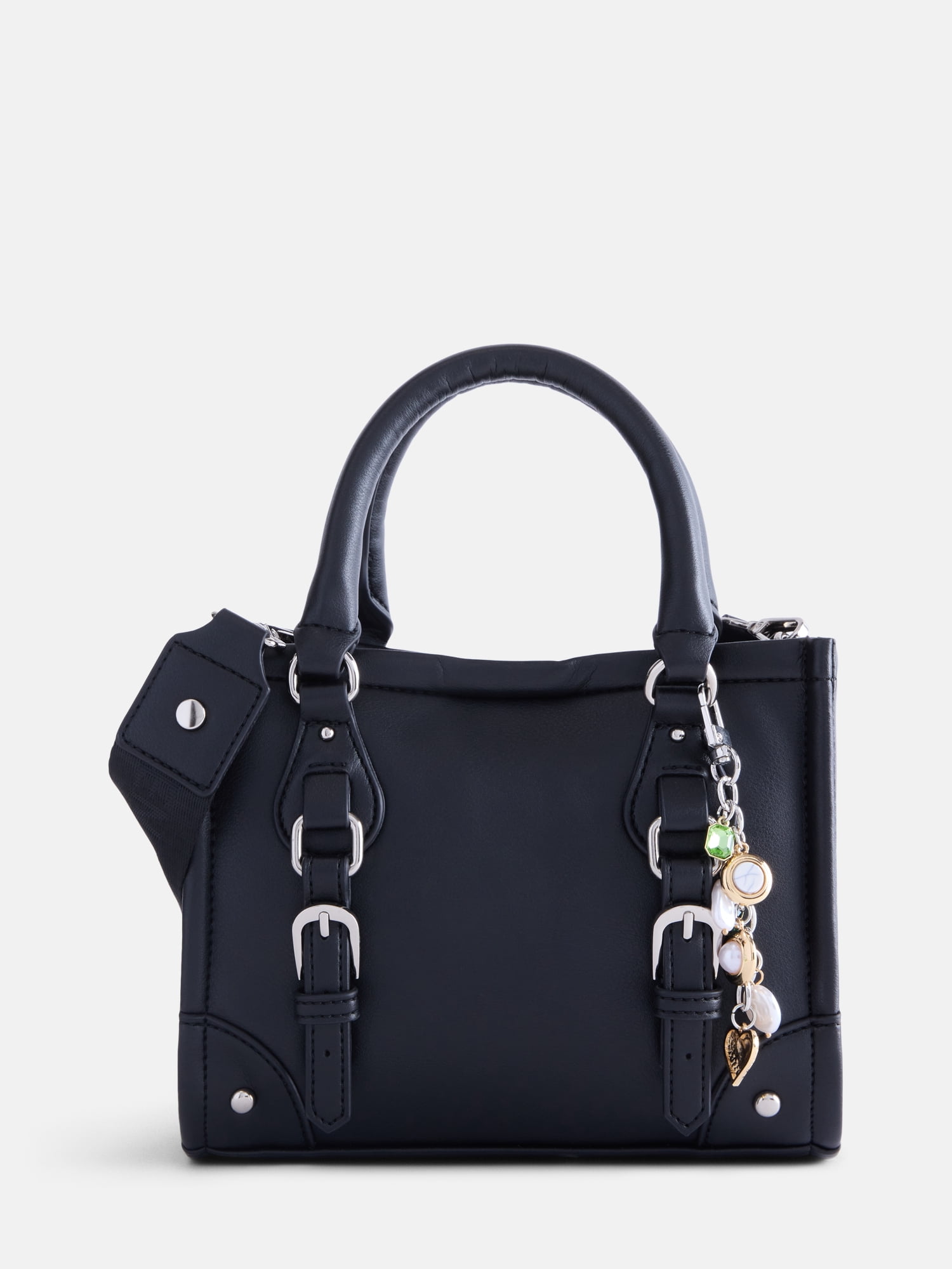 Madden NYC Women's Mini Tote Handbag, Black