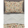 thumbnail image 3 of Vintage Comforter & Sham Bedding Set, Retro Pattern Old Fashioned Alarm Clock Typewriter Gramophone Radio Cassette, 3 pcs Duvet Set Microfiber Filling Quilt, 5 Sizes, Multicolor, by Ambesonne, 3 of 4