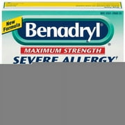 McNeil Benadryl Severe Allergy & Sinus Headache, 20 ea