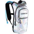 thumbnail image 1 of Mochila de hidratación SoJourner Rave con bolsa de agua holográfica de 2 L, 1 of 5