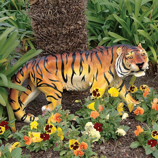 Design Toscano Cute Tiger Wildlife Home Garden Sculpture Statue