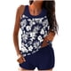 thumbnail image 2 of Traje de baño conservador tankini para mujer, estampado, talla grande, de dos piezas, dividido, traje de baño de dos piezas, traje de baño tankini para mujer, traje de baño de 2 piezas para mujer, tra, 2 of 5