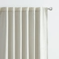 thumbnail image 5 of Better Homes & Gardens Leaves Rod Pocket Blackout Curtain Panel, 1-Piece, White, 50" W x 84" L, 5 of 6