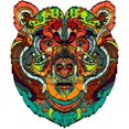 thumbnail image 3 of 3D Pattern Wooden-Puzzle, Adult Children Creative Animal Shaped Jigsaw Puzzle, Irregular Building Block Puzzle Educational Toy, Home Family Artwork Décor, Holiday Birthday Gift Set (A5, Tiger), 3 of 8