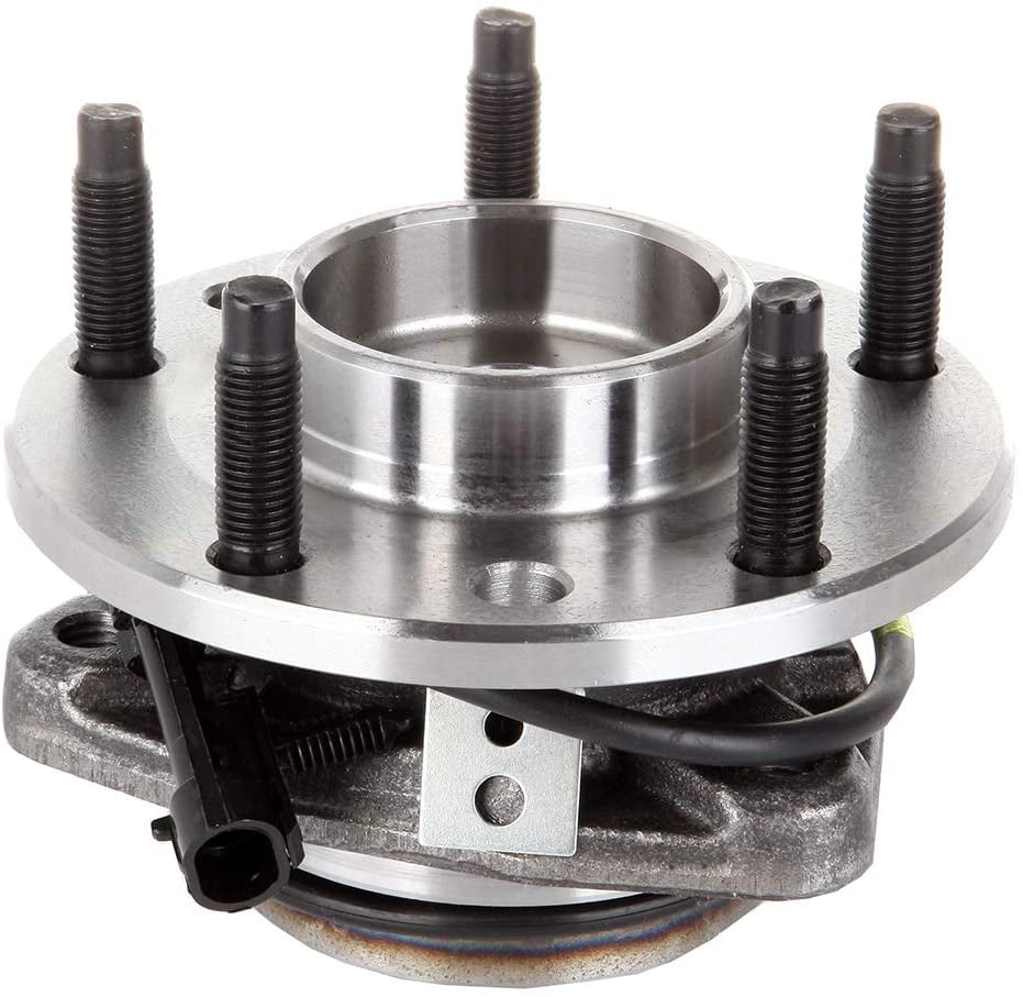 Apeixoto 513124 Front Wheel Hub Bearing Assembly Compatible with Chevy S10 Blazer GMC Envoy Jimmy S15 Sonoma 4WD Isuzu Hombre Olds Bravada with ABS 5 Lugs