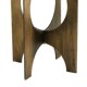 thumbnail image 4 of Portavelas de pilar hecho a mano de metal dorado con 3 velas, juego de 3, 4 of 5