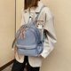 thumbnail image 3 of Bolsa Mochila de lona para mujer escolar con múltiples bolsillos morral informal Ehuebsd de viaje coreana, 3 of 9