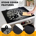thumbnail image 2 of Stove Top Cover for Home Decoration Kitchen Pad Non-Stick Washable Cooktop Covers Countertop Protector Keep Stove Clean 28"x20" (Tree of Life-3), 2 of 7