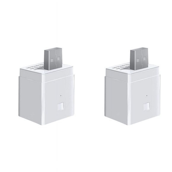 2X Tuya Smart WiFi USB Adapter 5V 2A WiFi USB Power Adapter for Yandex Alexa Hey for Smart Home Automation
