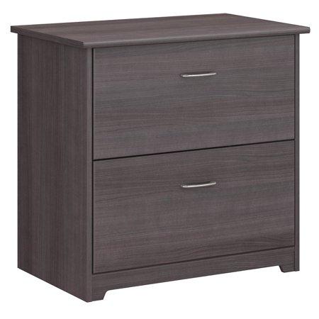 Cabot 2 Drawer Lateral File Cabinet In Heather Gray Engineered Wood Walmart Canada