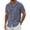 Navy, variant on LTTVQM Mens 2026 Casual Short Sleeve Button Down Shirts Cuban Linen Textured Shirt Summer Beach Wear Beige L