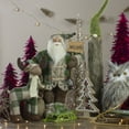 thumbnail image 3 of Northlight Buffalo Plaid Standing Moose Christmas Decoration - 14" - Green and Brown, 3 of 6
