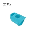 thumbnail image 3 of Uxcell 20 Pcs Finger Tips Anti Slip Fingertip Protector Silicone Finger Guard for Paper Sorting Sewing XS Size Light Blue, 3 of 6