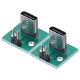 thumbnail image 1 of Unique Bargains 2Pcs 10.5mm Type C 2Pin Conseil d'Essai Femelle PCB avec 2Pin Broche Droite DIY Produits Électroniques, 1 of 4