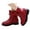 Red, variant on Girls' Boots Autumn/Winter 2025 New Style Fashionable Korean princess ankle boots,children's snow boots,Girls' mid-calf boots,Toddler/Little Kid Girl's Clara Fashion Short Ankle Boots Pearls