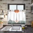 thumbnail image 4 of Yayeee Kitchen Curtains Tier Pair Light Filtering 27"x24" Rod Pocket Short Cafe Window Panel, Art Sun, 4 of 7