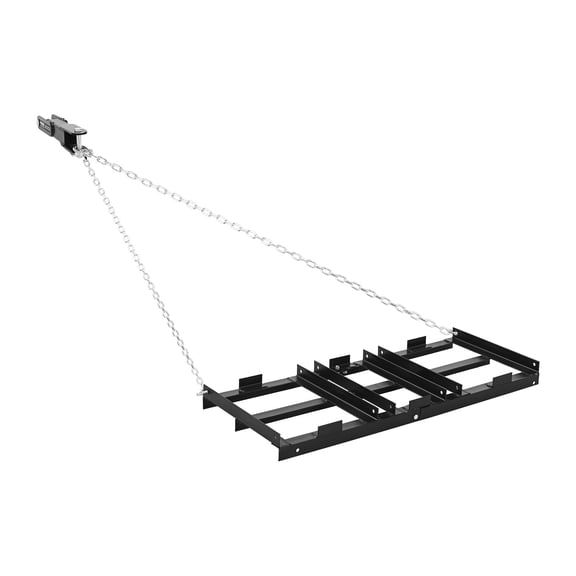 VEVOR Drag Harrow, 48 x 20 in, Tow-Behind Driveway Grader with Adjustable Width & 50lbs Load Capacity, Heavy Duty Lawn Leveling Rake, Galvanized Steel Gravel Driveway Drag, Fits ATVs UTVs Tractors