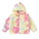 thumbnail image 5 of Chaquetas y abrigos casuales de manga larga con capucha, coloridas, con forro polar grueso y cálido, para niñas y bebés en invierno. Chaqueta tipo cárdigan infantil., 5 of 9