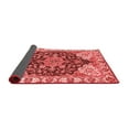 thumbnail image 2 of Ahgly Company Indoor Square Geometric Red Traditional Area Rugs, 5' Square, 2 of 4