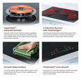 thumbnail image 3 of Rangaire RCI301S 30" Induction Cooktop - Smooth Glass Surface, Induction Burners, Touch Control, 3 of 10