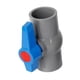 thumbnail image 3 of Válvula de bola compacta de PVC con manija en T de fácil giro para sistemas de riego comerciales 63 mm gris, 3 of 9
