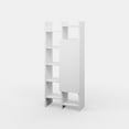 thumbnail image 6 of Ada Home Decor Mandell Multiple Tier Bookcase, White, 6 of 7