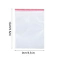 thumbnail image 3 of 600pcs Plastic Bags, Small Ziplock Bag, Zipper Sealing Bags, Clear Resealable Zip Bags for Small Business, Storage, Candy, 3.54x5.12", 3 of 6