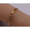 thumbnail image 2 of Stainless Steel Rhinestone Bangle - Multiple Color Options, 2 of 5