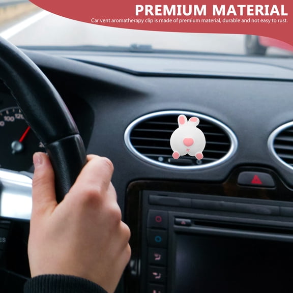 TITINICE White Car Diffuser Vent Clip Aromatherapy Air Freshener Clip Easy to Use Car Accessory