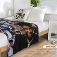 thumbnail image 5 of Rapper Youngboy 60"x80" Thow Blanket Super Soft Micro Wool Blanket Sofa Comfortable Warm Flannel Blanket Bed Living Room Merchandise Gift Party Decor, 5 of 5