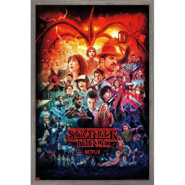 Netflix Stranger Things - Trois saisons une feuille