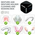 thumbnail image 3 of Estuche para dentaduras postizas, caja de baño para dentaduras postizas para viajar, cuidado limpio, protector bucal y dentaduras postizas, 3 of 5