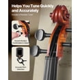 thumbnail image 3 of VEVOR Violin 4/4 Size Fiddle Set Solidwood for Beginners Glossy Brown Patterned, 3 of 9
